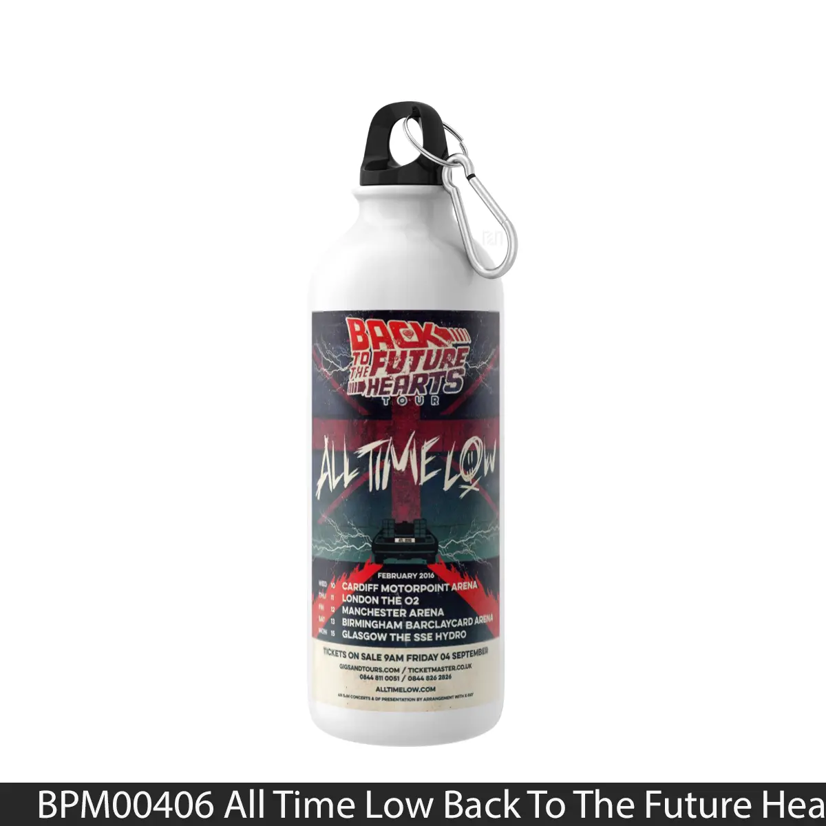 Botol All Time Low Back To The Future Hearts 2016 Uk Tou - Music Sport Bottle