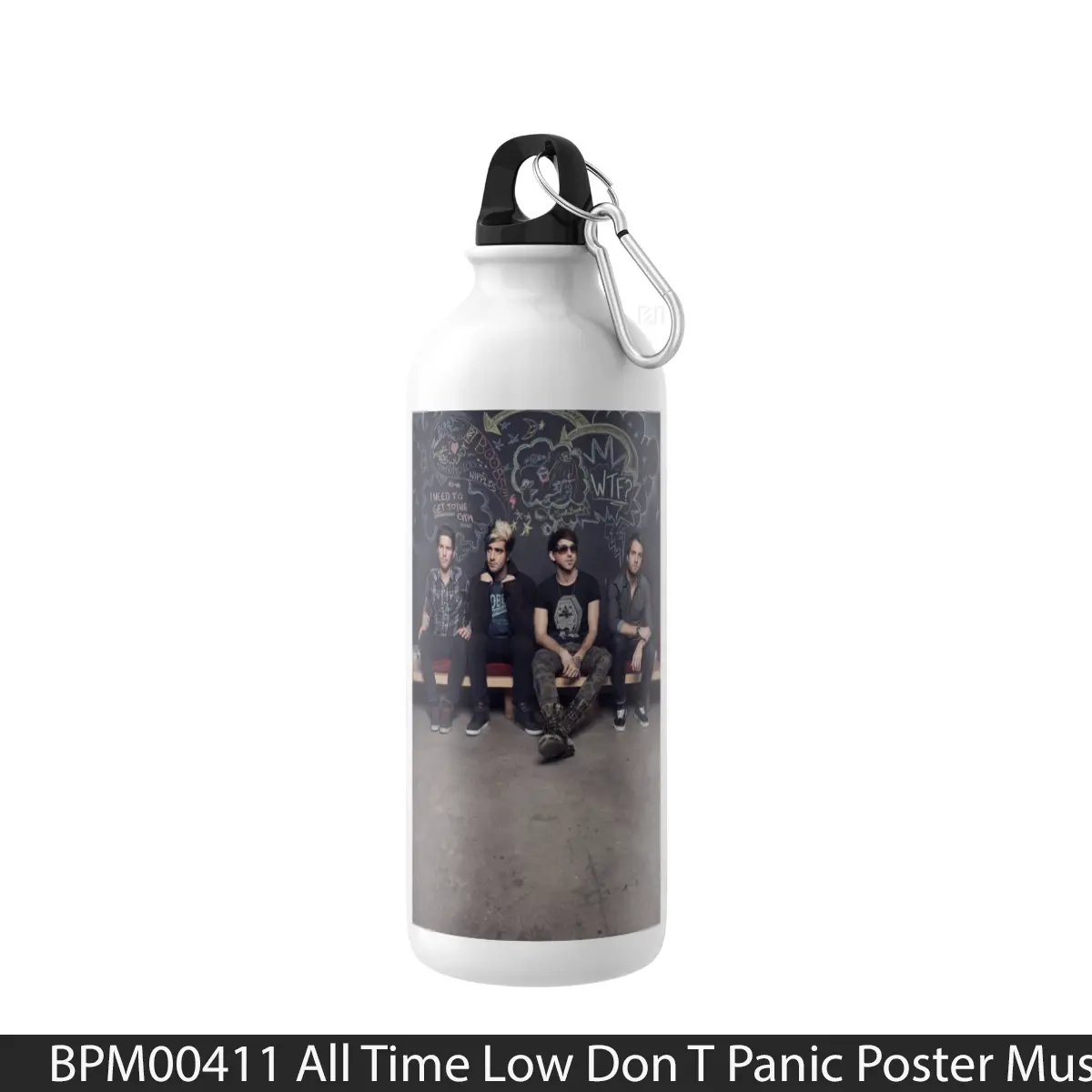 Botol All Time Low Don T Panic - Music Sport Bottle