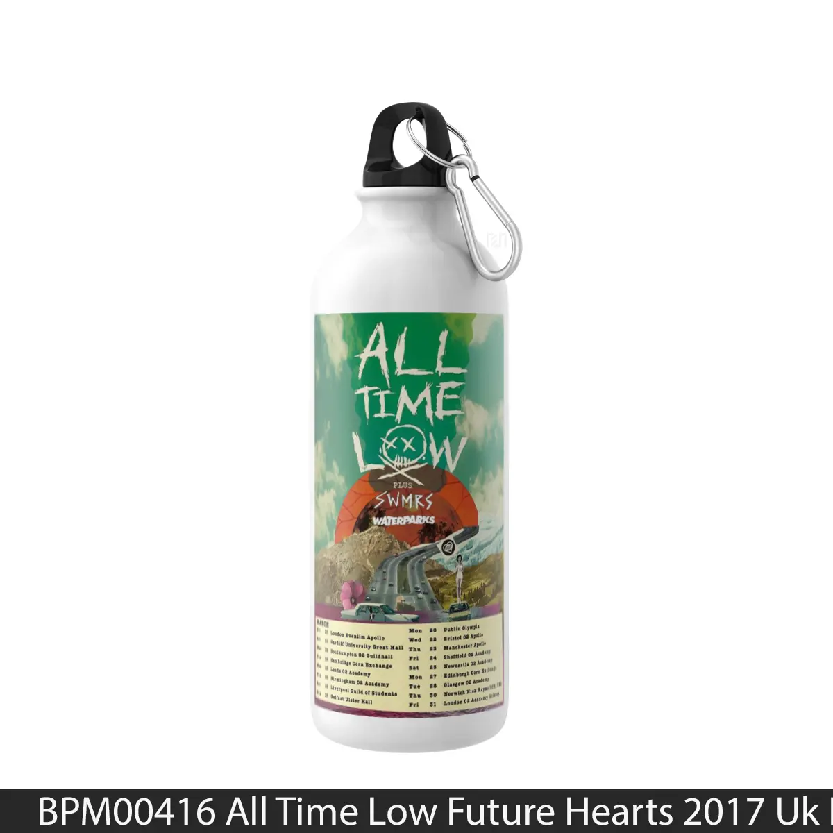 Botol All Time Low Future Hearts 2017 Uk Ireland Tour - Music Sport Bottle