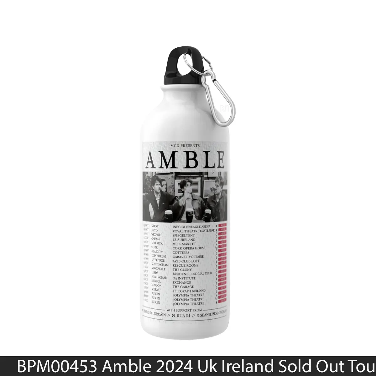 Botol Amble 2024 Uk Ireland Sold Out Tour Poste - Music Sport Bottle