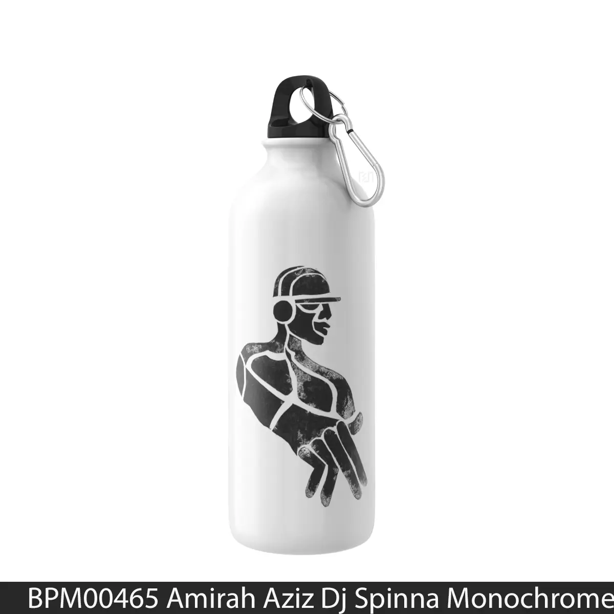 Botol Amirah Aziz Dj Spinna Monochrome Art - Music Sport Bottle
