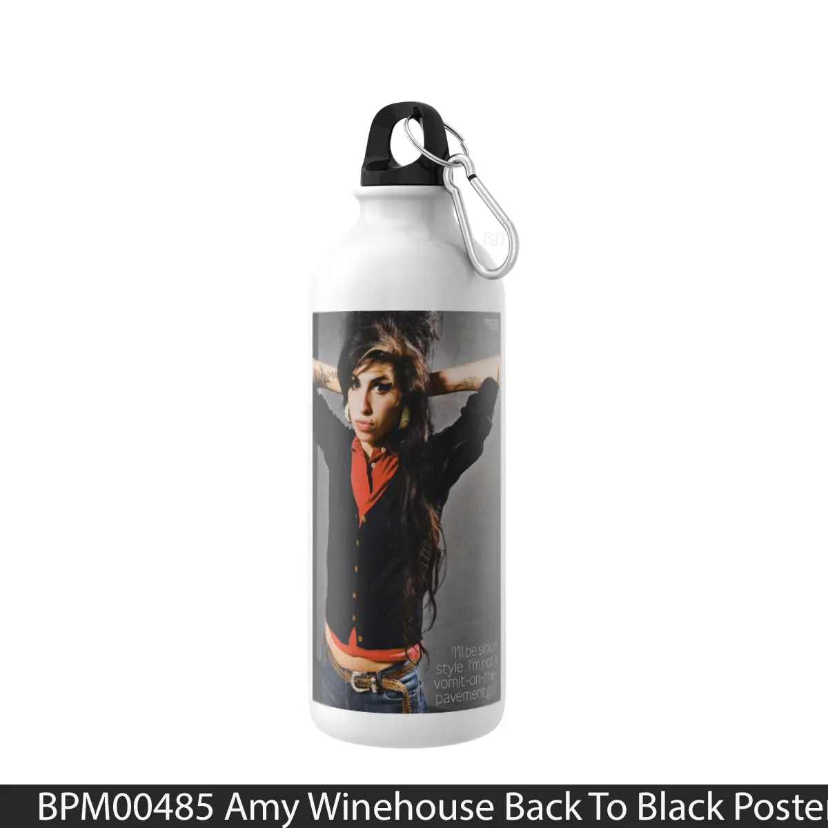 Botol Amy Winehouse Back To Black - Music Sport Bottle