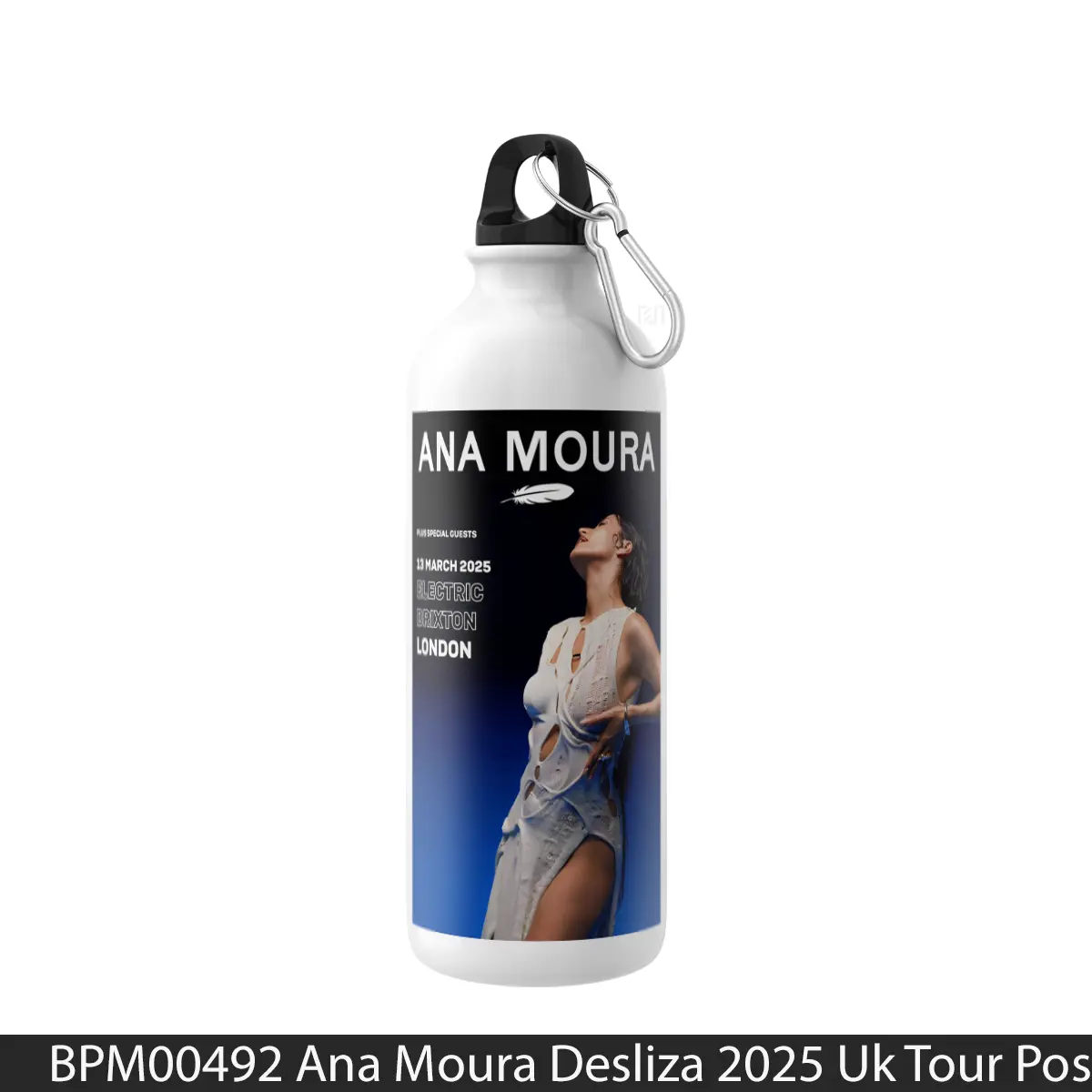 Botol Ana Moura Desliza 2025 Uk Tour - Music Sport Bottle