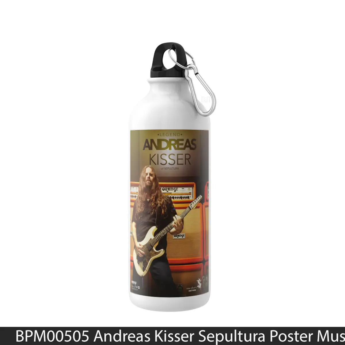 Botol Andreas Kisser Sepultura - Music Sport Bottle