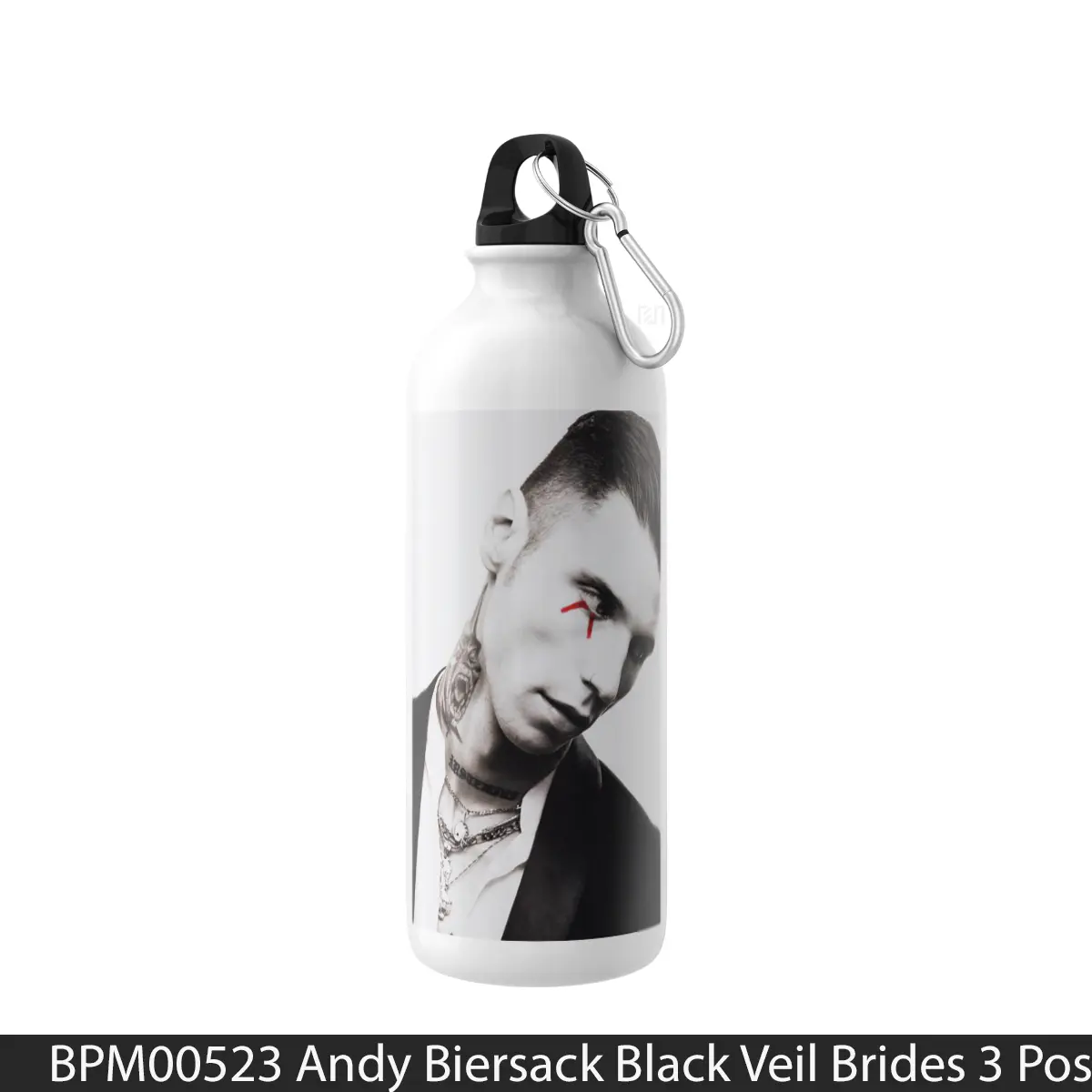 Botol Andy Biersack Black Veil Brides 3 - Music Sport Bottle