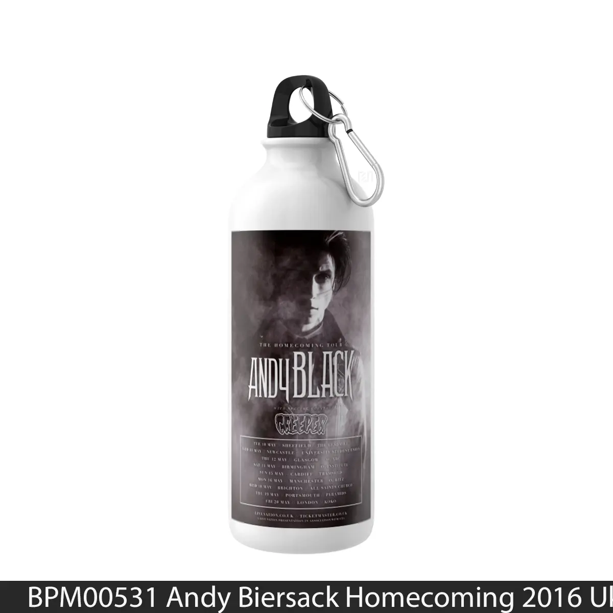 Botol Andy Biersack Homecoming 2016 Uk Tour - Music Sport Bottle
