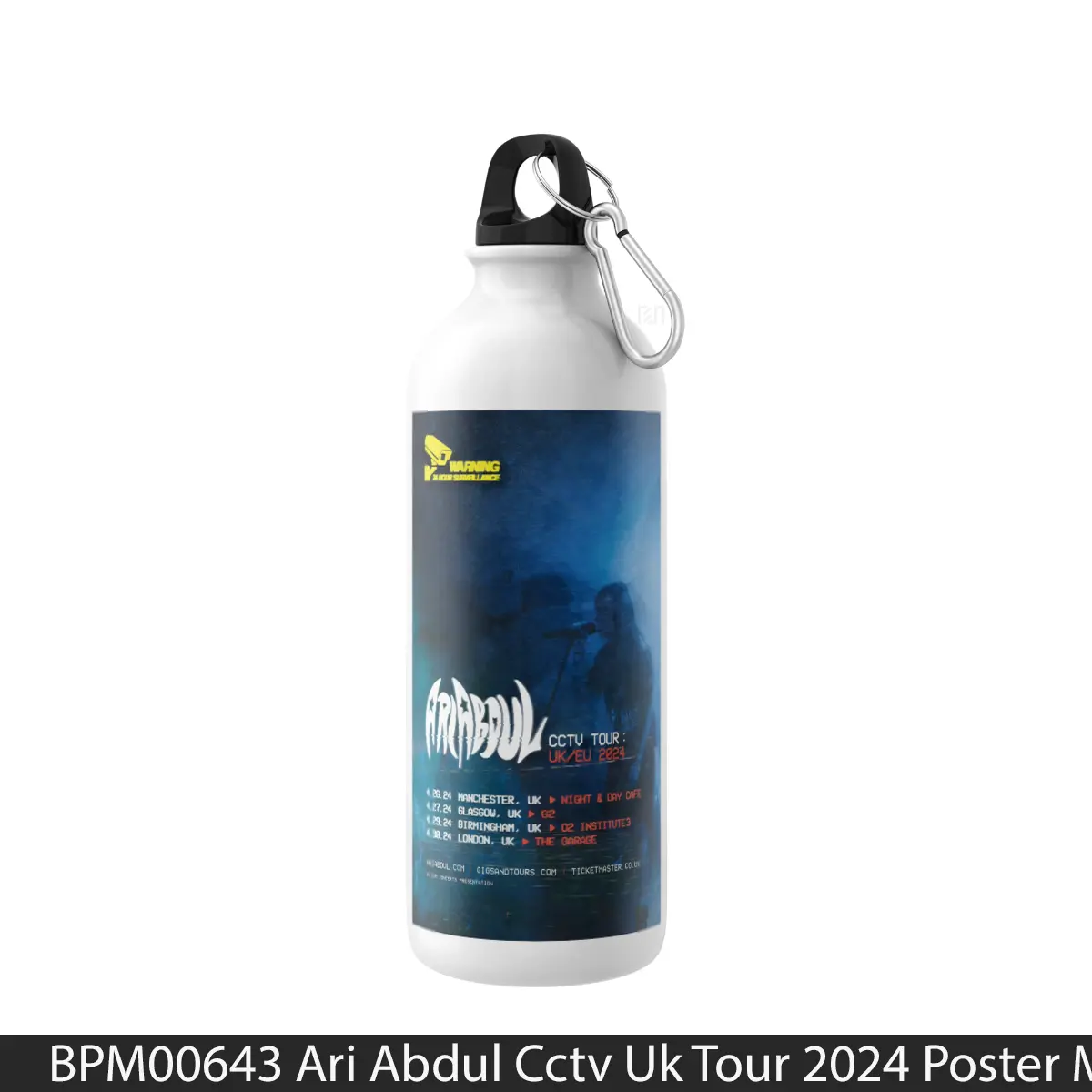 Botol Ari Abdul Cctv Uk Tour 2024 - Music Sport Bottle
