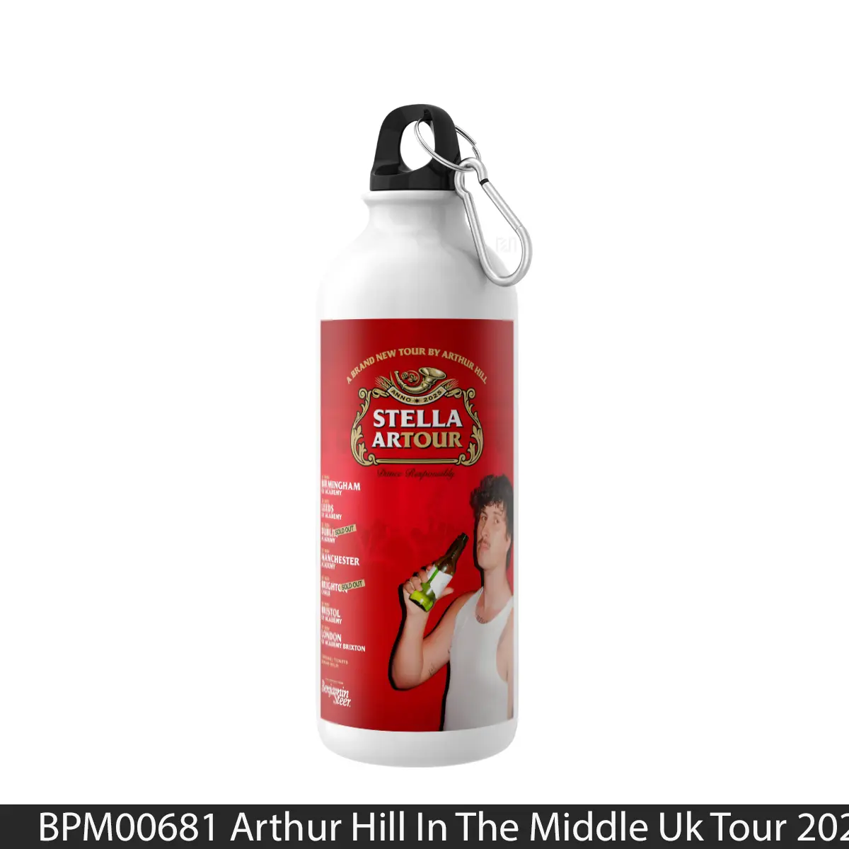 Botol Arthur Hill In The Middle Uk Tour 2025 - Music Sport Bottle