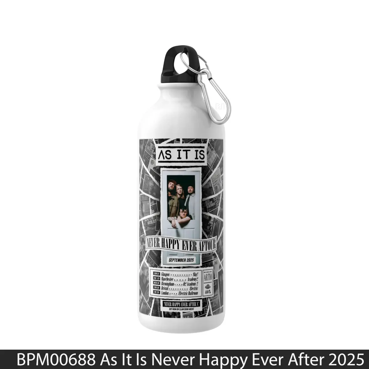 Botol As It Is Never Happy Ever After 2025 Uk Tour Poste - Music Sport Bottle