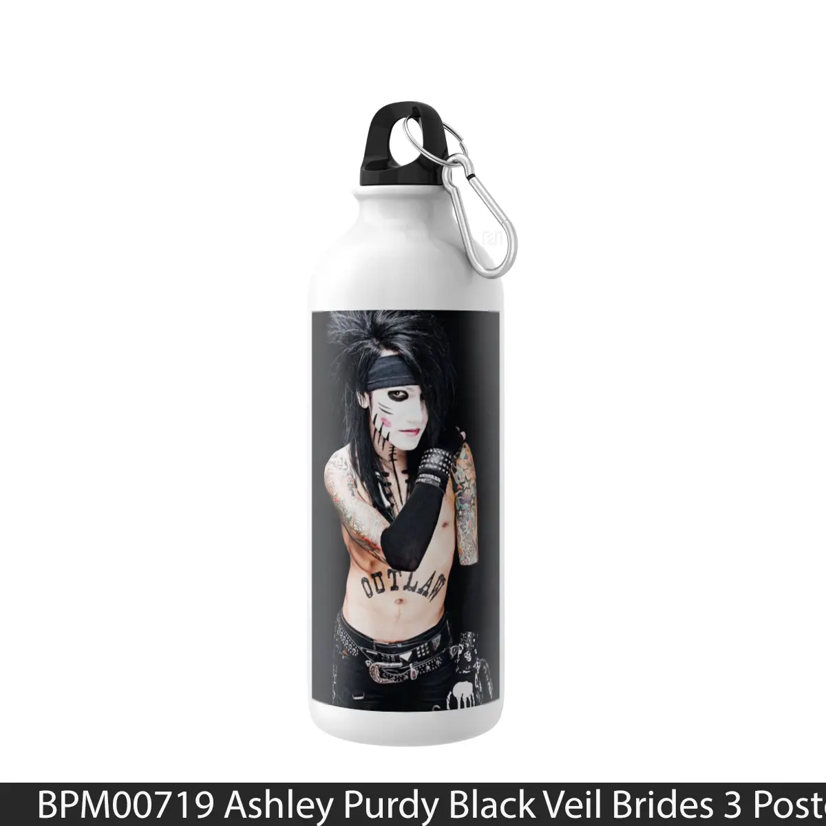 Botol Ashley Purdy Black Veil Brides 3 - Music Sport Bottle