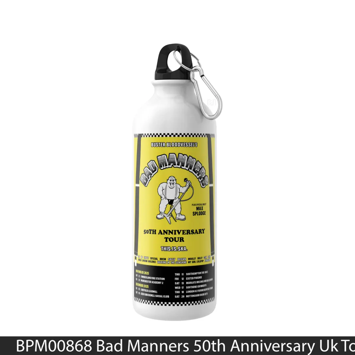Botol Bad Manners 50Th Anniversary Uk Tour 2025 - Music Sport Bottle