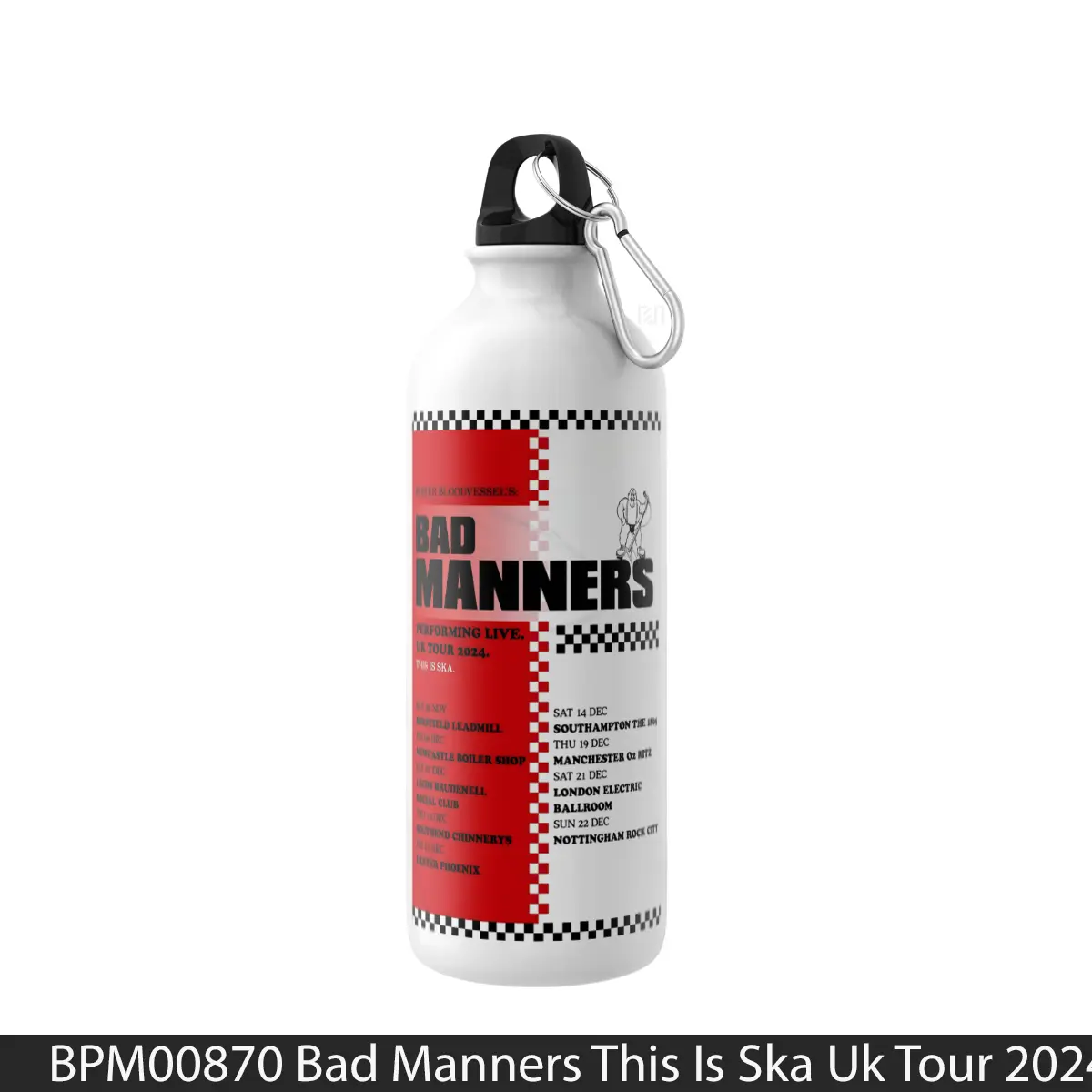 Botol Bad Manners This Is Ska Uk Tour 2024 1 - Music Sport Bottle