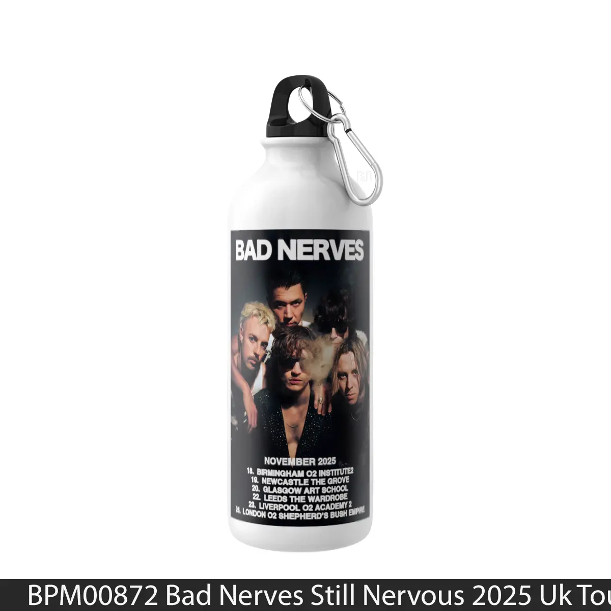 Botol Bad Nerves Still Nervous 2025 Uk Tour - Music Sport Bottle