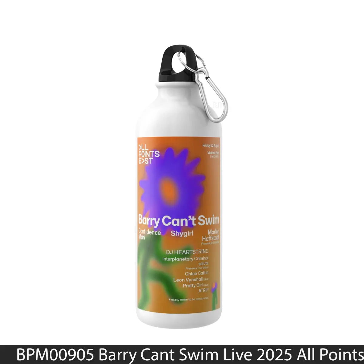 Botol Barry Cant Swim Live 2025 All Points East - Music Sport Bottle