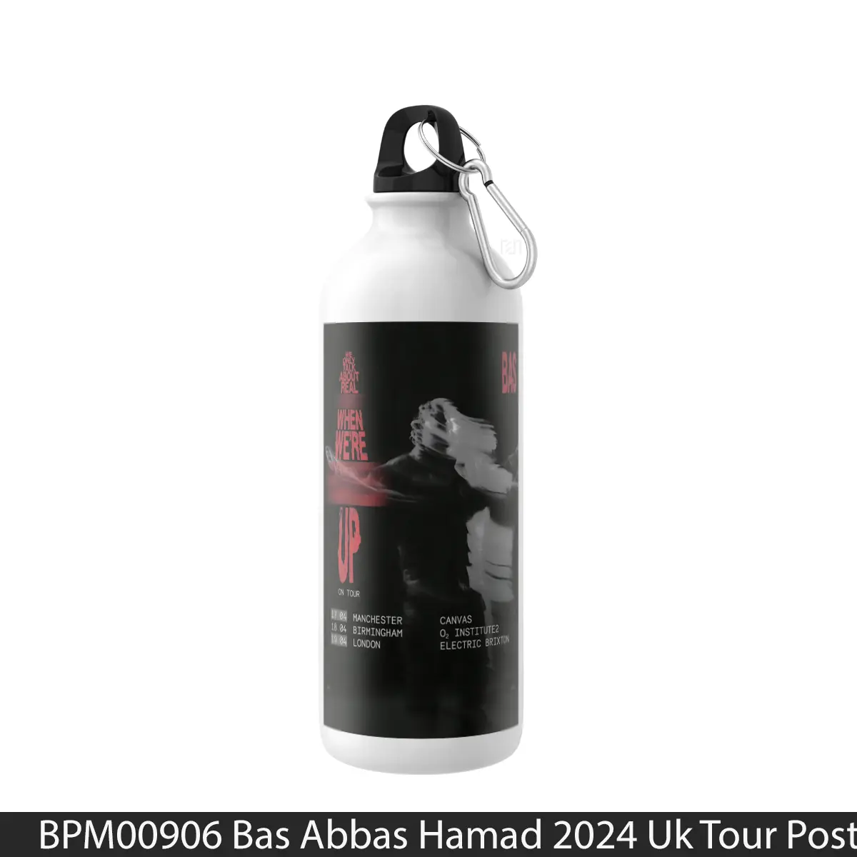 Botol Bas Abbas Hamad 2024 Uk Tour - Music Sport Bottle