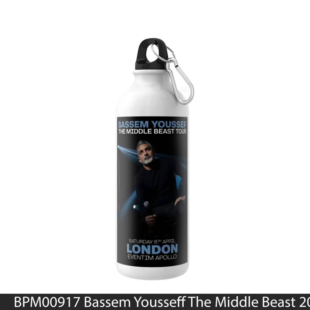 Botol Bassem Yousseff The Middle Beast 2024 Tour - Music Sport Bottle