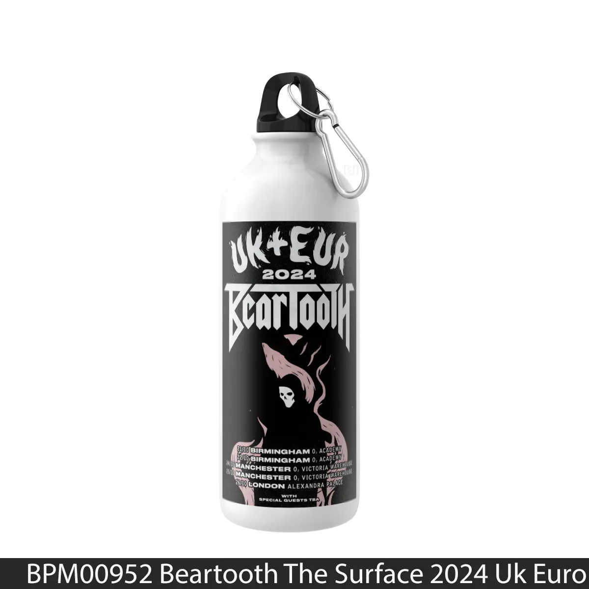 Botol Beartooth The Surface 2024 Uk European Tour Post - Music Sport Bottle