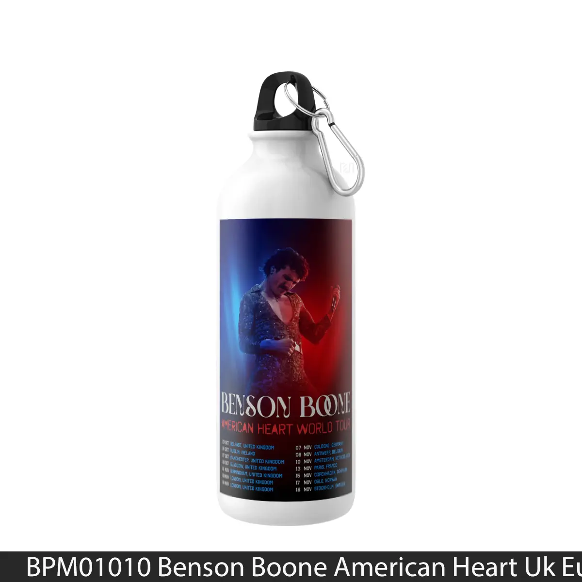 Botol Benson Boone American Heart Uk Europe Tour 2025 - Music Sport Bottle