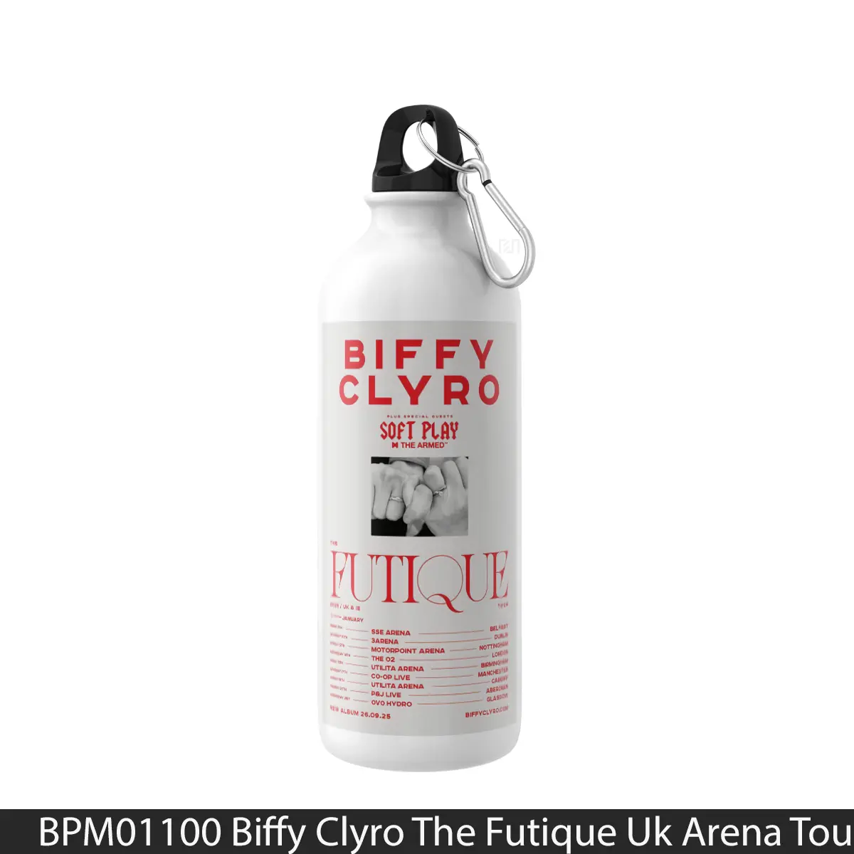 Botol Biffy Clyro The Futique Uk Arena Tour 2026 - Music Sport Bottle