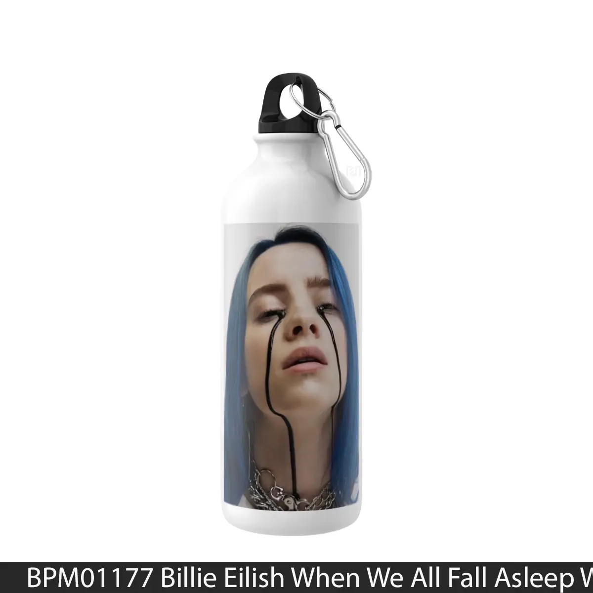 Botol Billie Eilish When We All Fall Asleep Where Do We Go - Music Sport Bottle