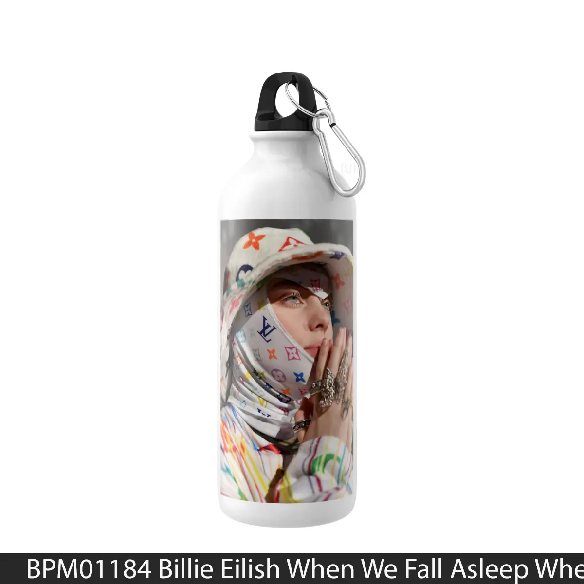 Botol Billie Eilish When We Fall Asleep Where Do We Go 2 1 - Music Sport Bottle