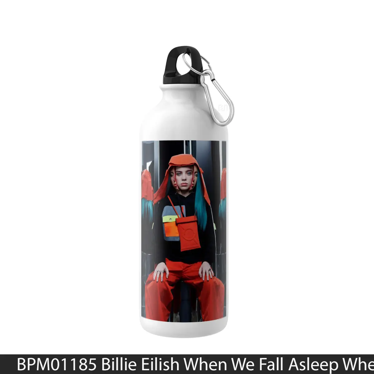 Botol Billie Eilish When We Fall Asleep Where Do We Go 2 2 - Music Sport Bottle