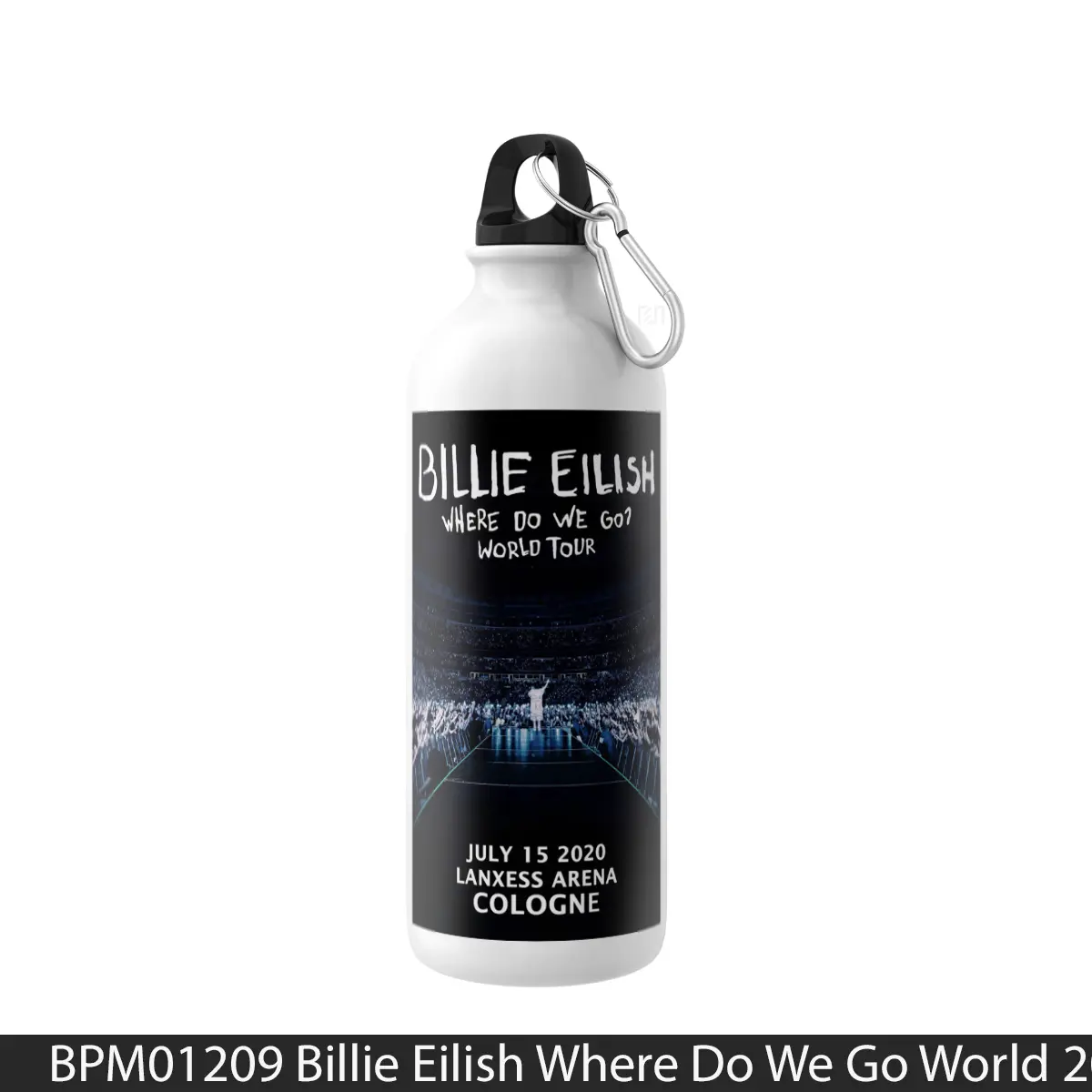 Botol Billie Eilish Where Do We Go World 2020 Tour 3 - Music Sport Bottle
