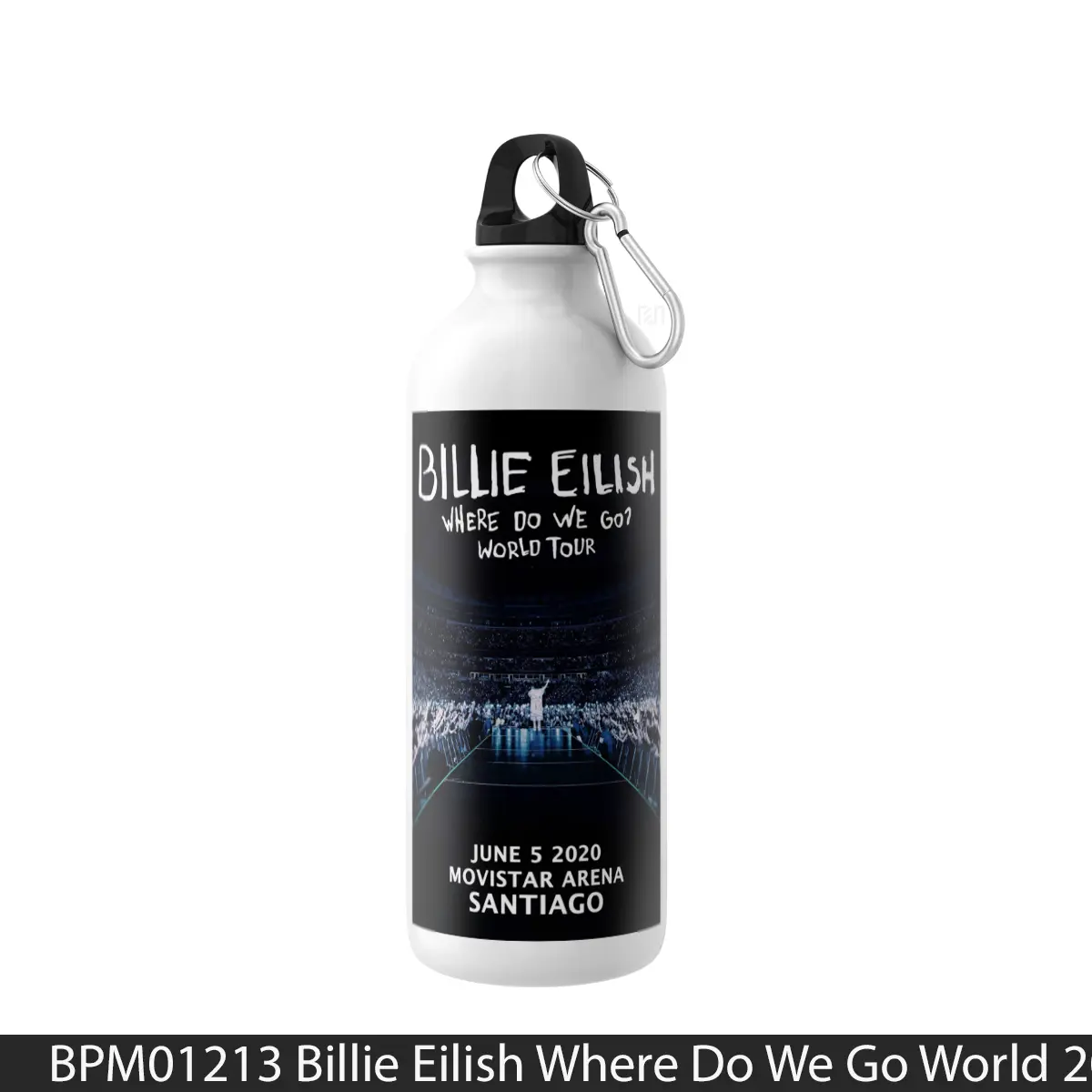 Botol Billie Eilish Where Do We Go World 2020 Tour 7 - Music Sport Bottle