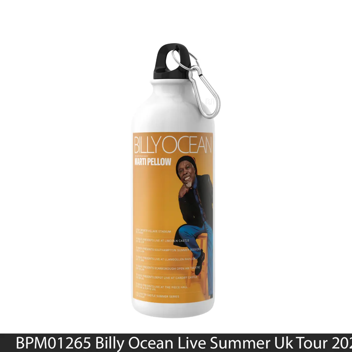Botol Billy Ocean Live Summer Uk Tour 2026 - Music Sport Bottle