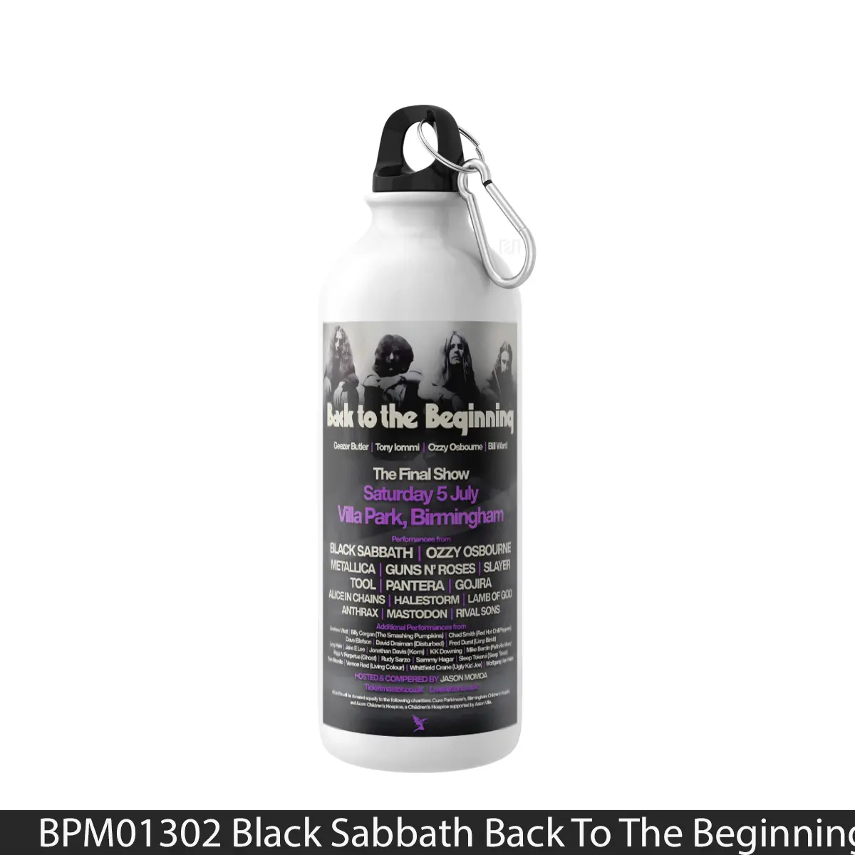 Botol Black Sabbath Back To The Beginning Final Show - Music Sport Bottle