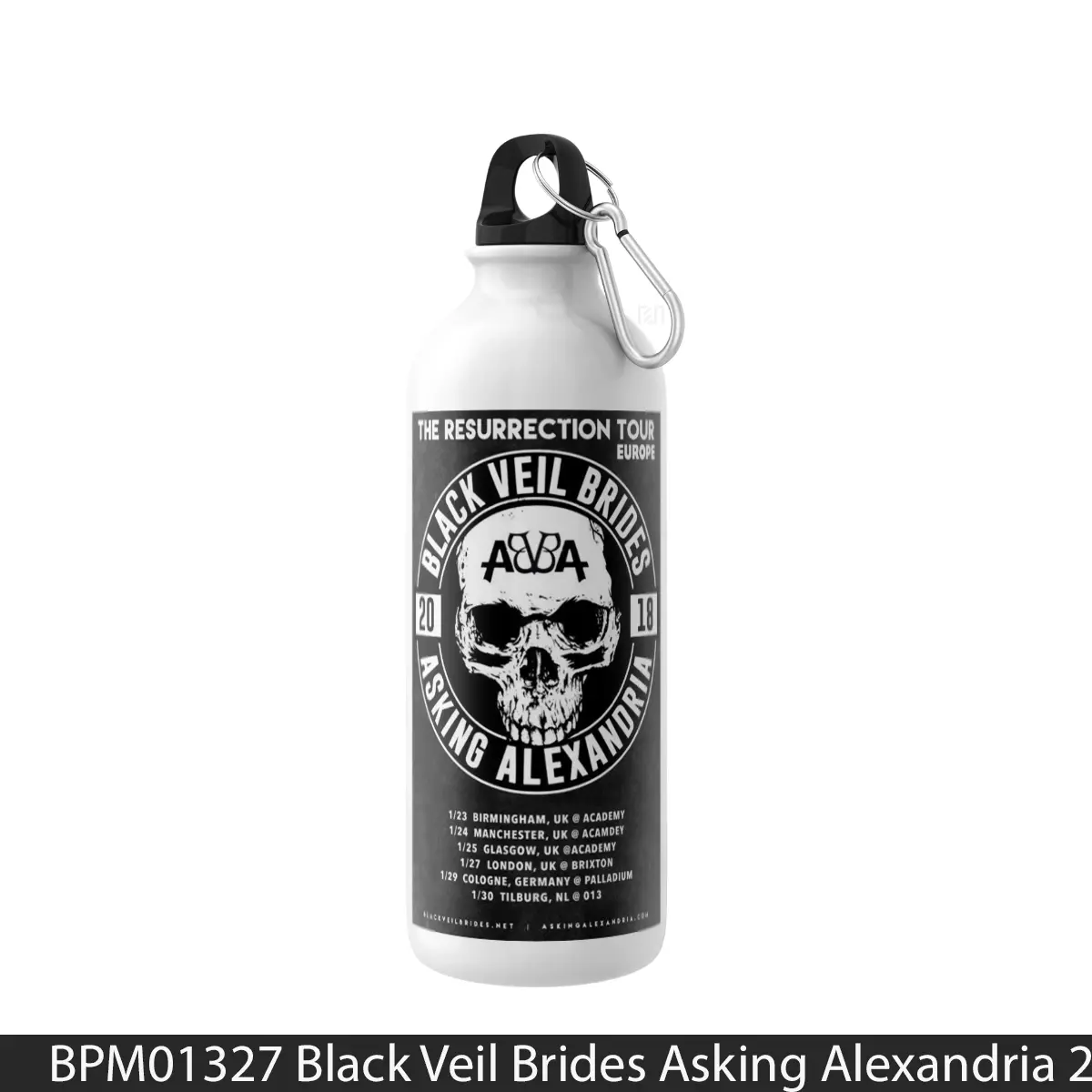 Botol Black Veil Brides Asking Alexandria 2018 Uk Euro - Music Sport Bottle