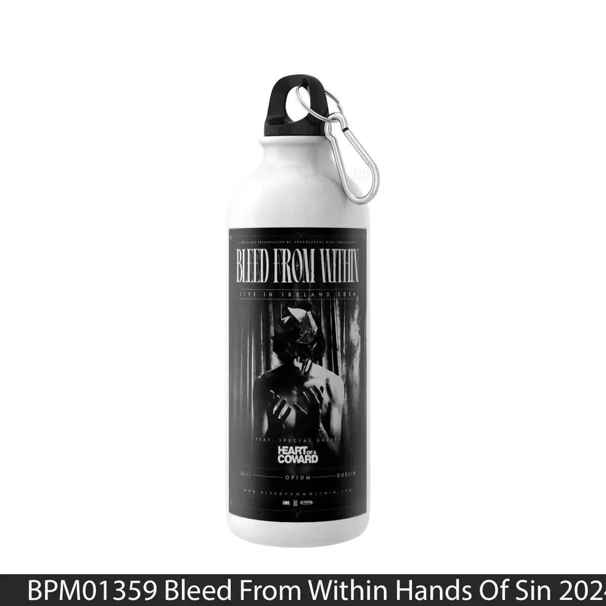 Botol Bleed From Within Hands Of Sin 2024 Tour - Music Sport Bottle
