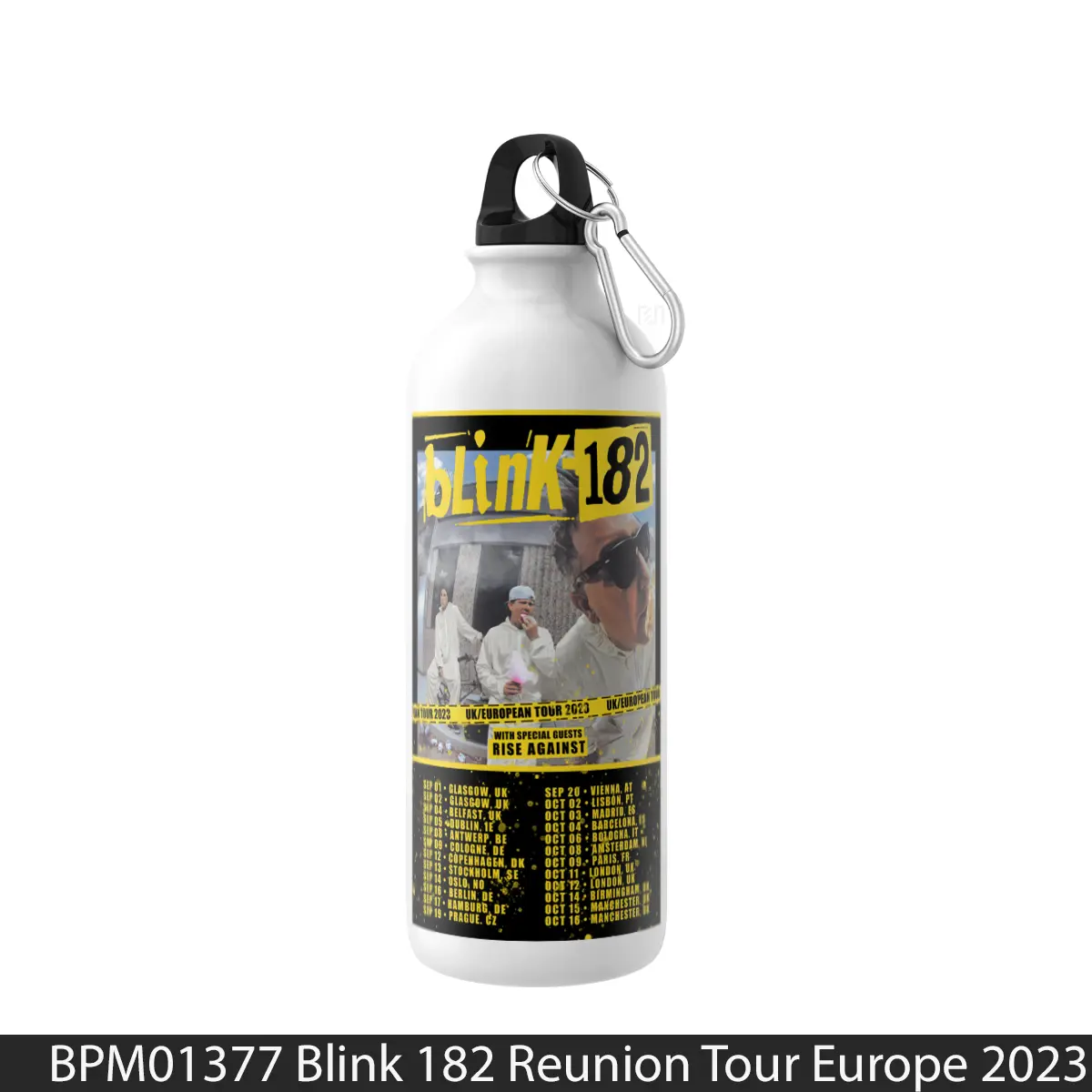 Botol Blink 182 Reunion Tour Europe 2023 - Music Sport Bottle
