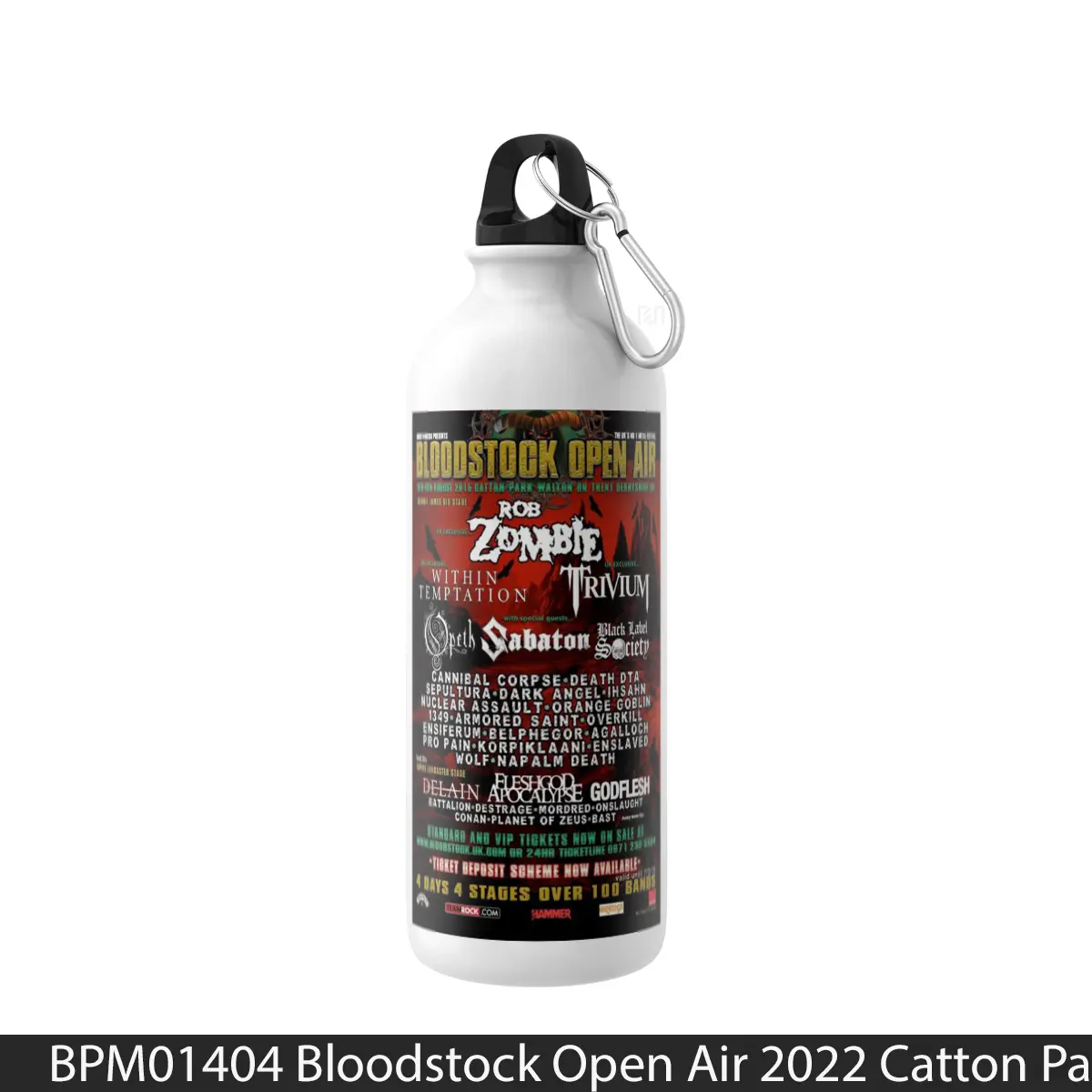 Botol Bloodstock Open Air 2022 Catton Park - Music Sport Bottle