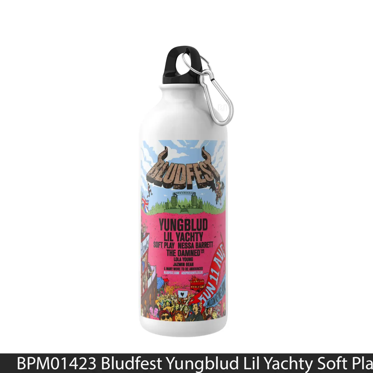 Botol Bludfest Yungblud Lil Yachty Soft Play 2024 - Music Sport Bottle