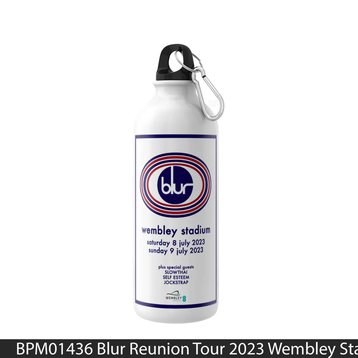 Botol Blur Reunion Tour 2023 Wembley Stadium - Music Sport Bottle