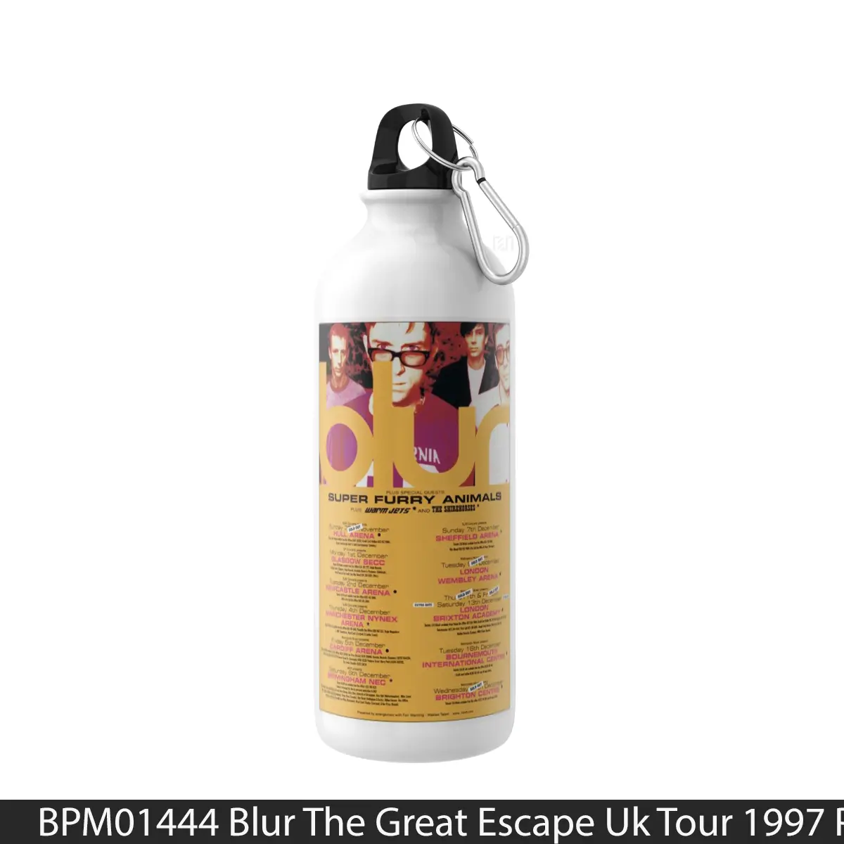 Botol Blur The Great Escape Uk Tour 1997 - Music Sport Bottle