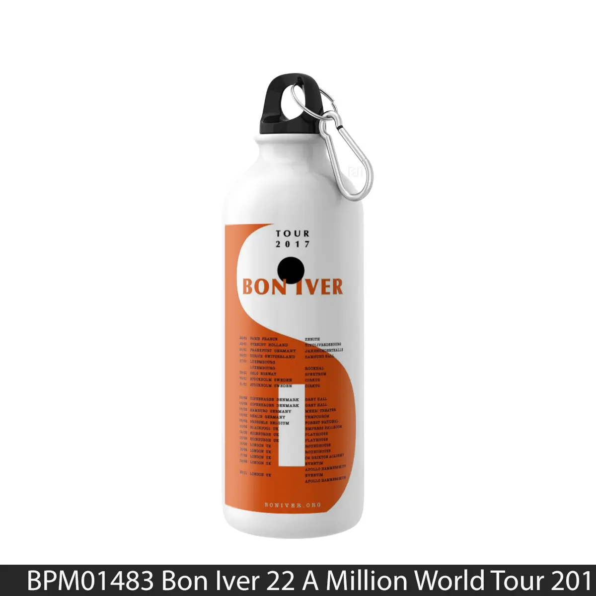 Botol Bon Iver 22 A Million World Tour 2017 - Music Sport Bottle