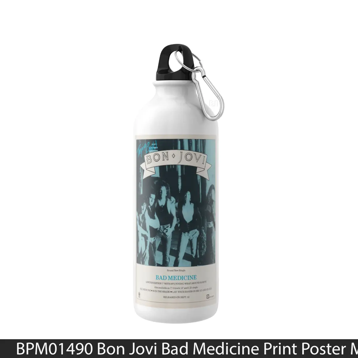 Botol Bon Jovi Bad Medicine Print - Music Sport Bottle