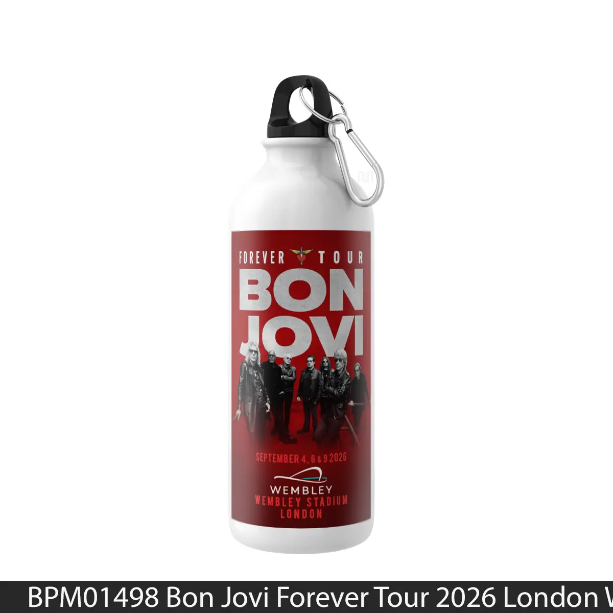 Botol Bon Jovi Forever Tour 2026 London Wembley Stadium - Music Sport Bottle