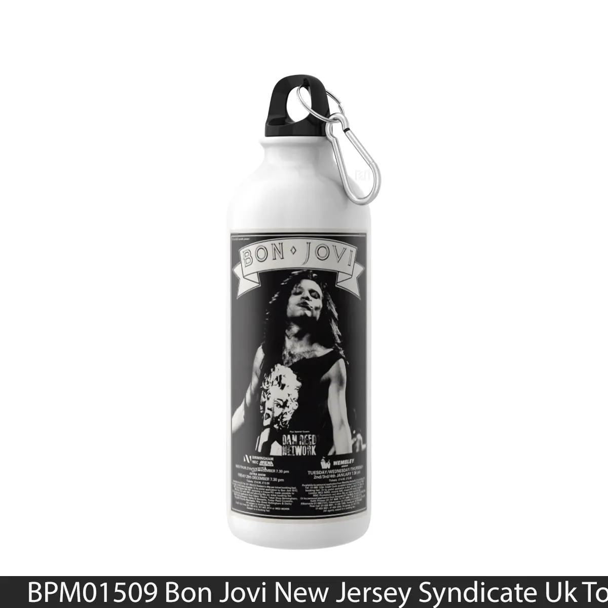Botol Bon Jovi New Jersey Syndicate Uk Tour 1989 1990 - Music Sport Bottle