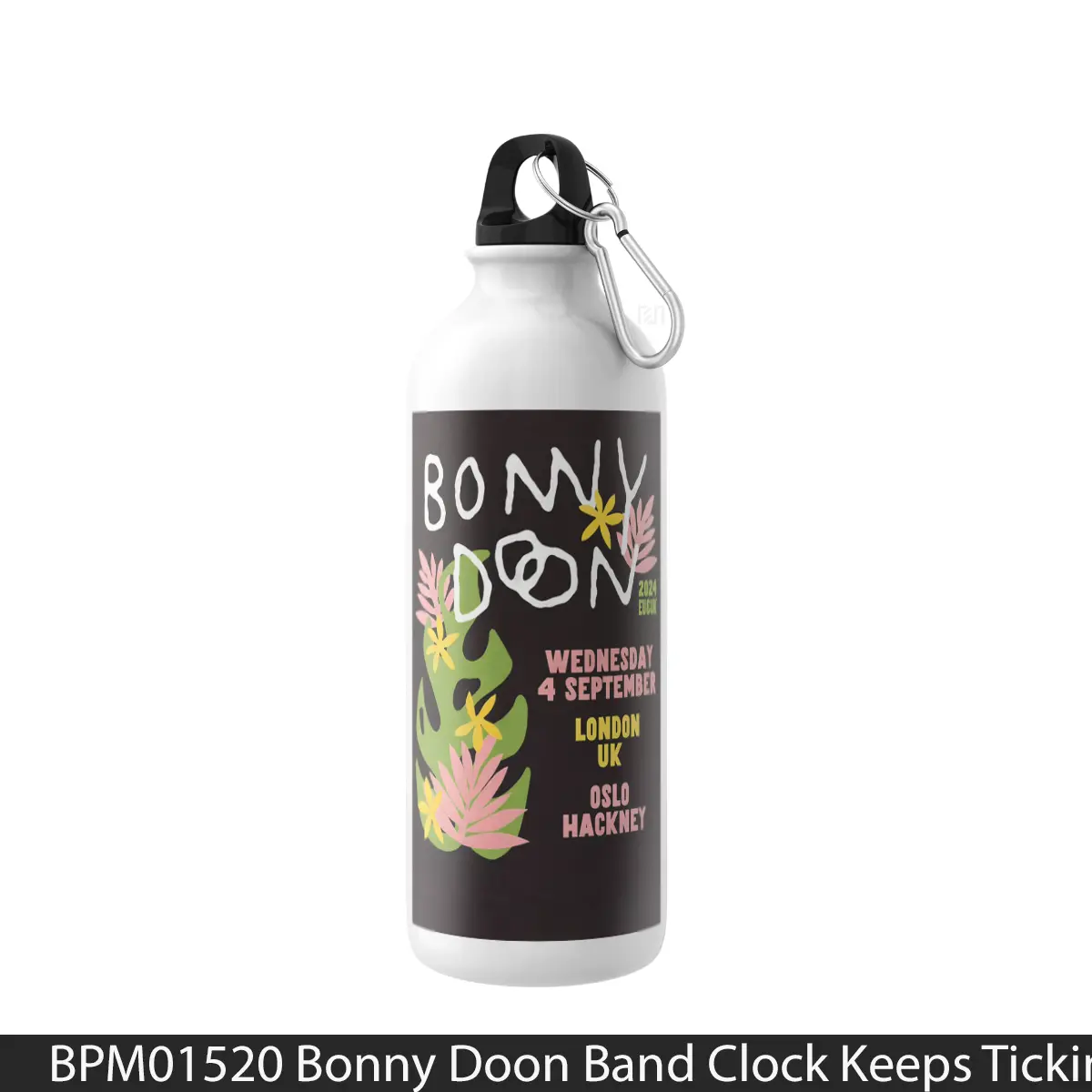 Botol Bonny Doon Band Clock Keeps Ticking 2024 Tour - Music Sport Bottle