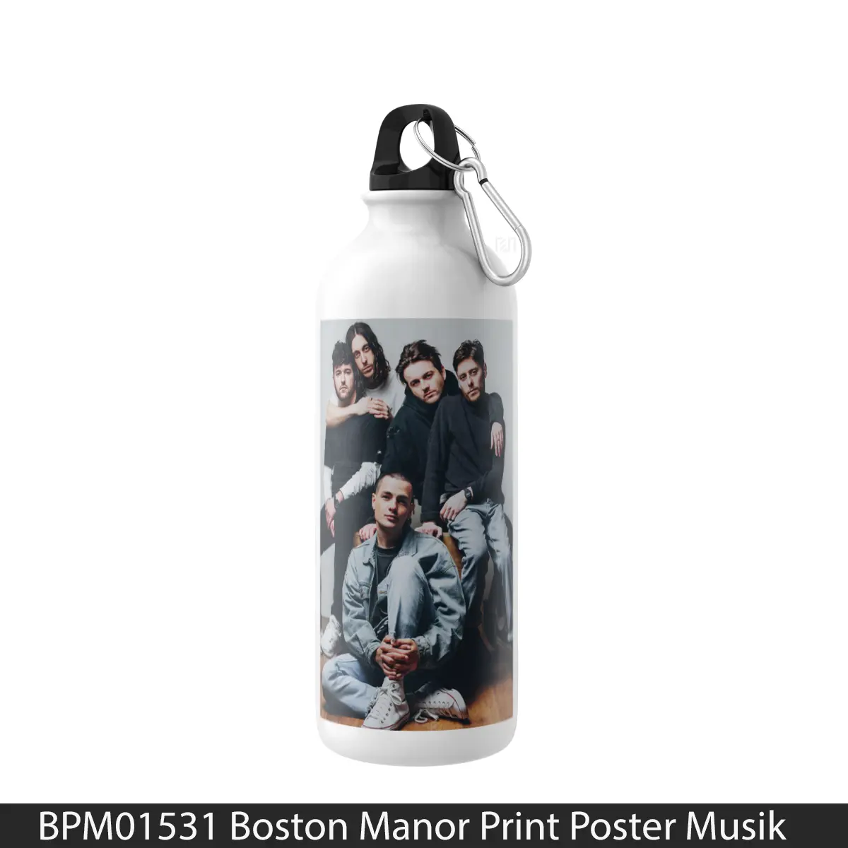 Botol Boston Manor Print - Music Sport Bottle