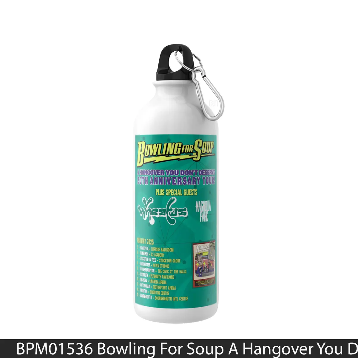 Botol Bowling For Soup A Hangover You Don T Deserve 20Th Anniversary Tour 2024 - Music Sport Bottle