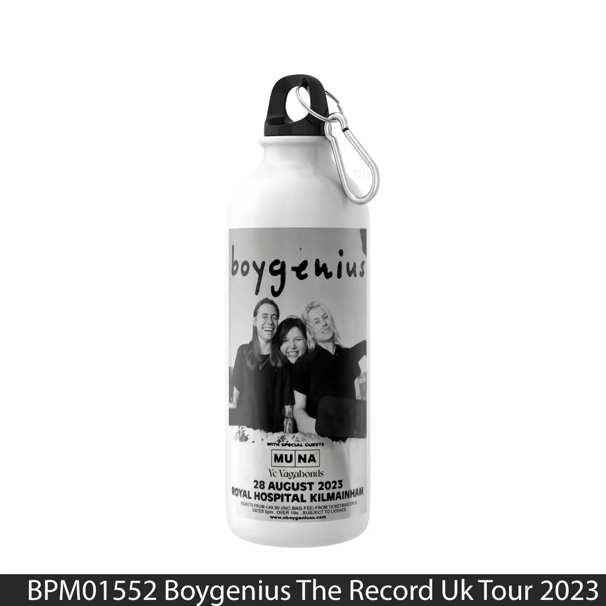 Botol Boygenius The Record Uk Tour 2023 Kilmainham Royal Hospital - Music Sport Bottle