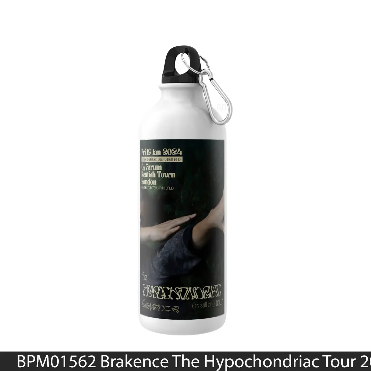 Botol Brakence The Hypochondriac Tour 2024 London Kentish Town - Music Sport Bottle