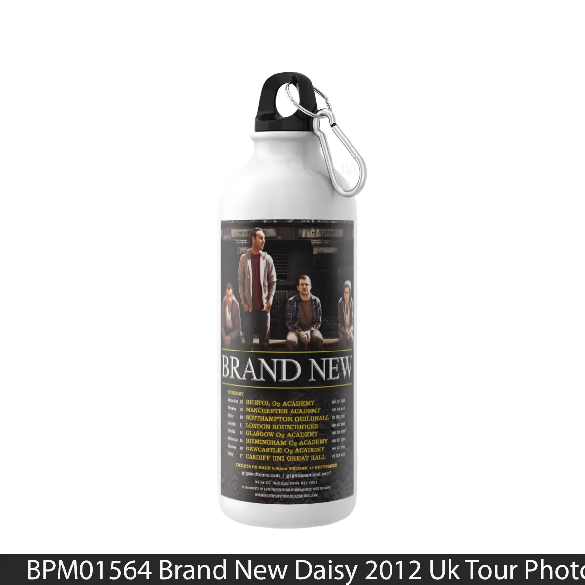 Botol Brand New Daisy 2012 Uk Tour Photo Print Band Devi - Music Sport Bottle