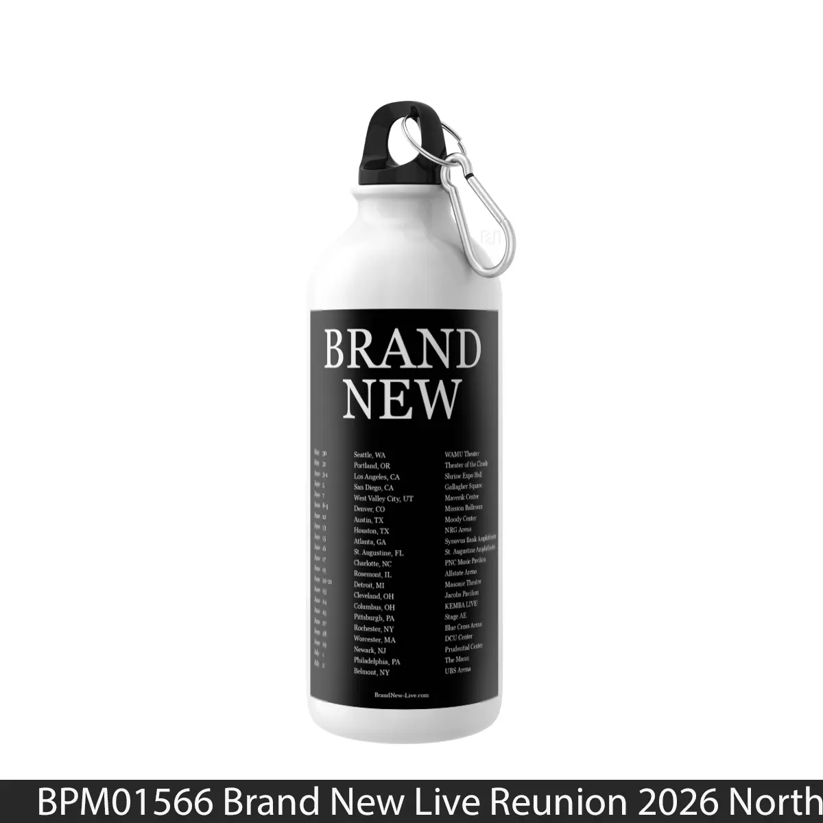 Botol Brand New Live Reunion 2026 North America Tour - Music Sport Bottle