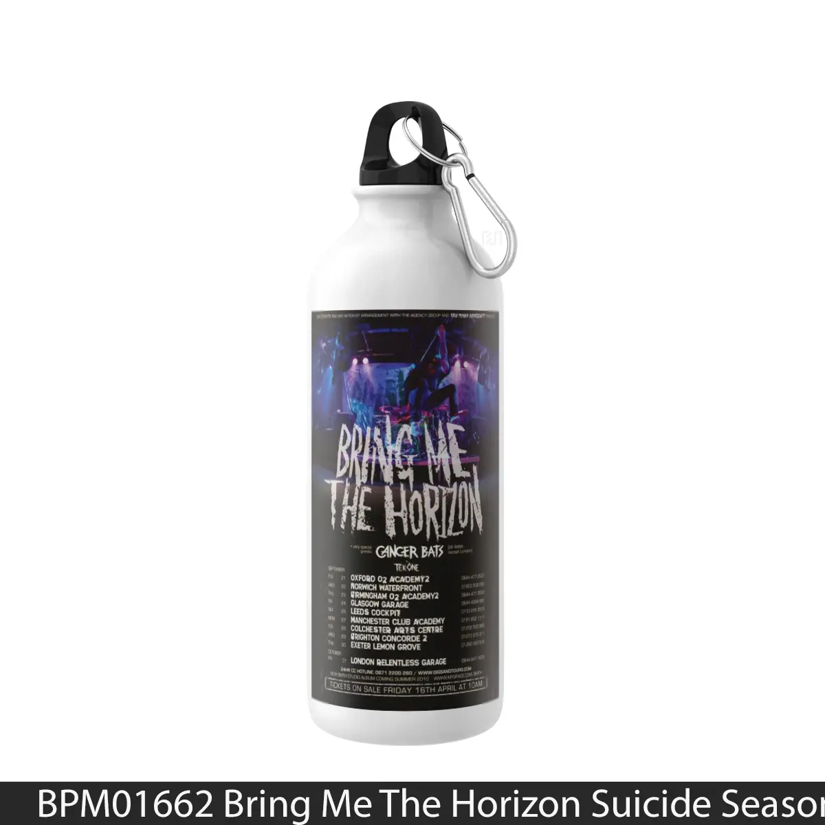 Botol Bring Me The Horizon Suicide Season 2009 Uk Tour - Music Sport Bottle