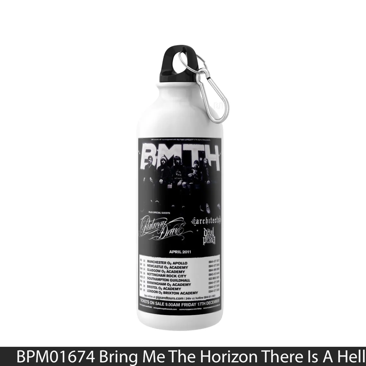 Botol Bring Me The Horizon There Is A Hell Uk Tour 2011 - Music Sport Bottle